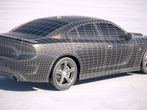 Dodge Charger SRT Hellcat 2019 Modelo 3D