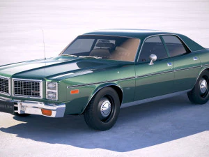 Dodge M&ocirc;naco 1977 Modelo 3D