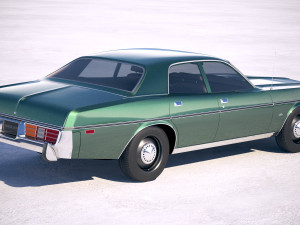 Dodge Monaco 1977 3D Модель