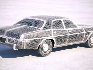 Dodge Monaco 1977 3D Model
