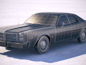 Dodge Monaco 1977 3D Модель