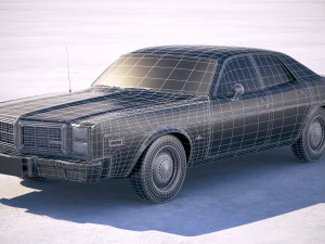 Dodge Monaco 1977 3D Model
