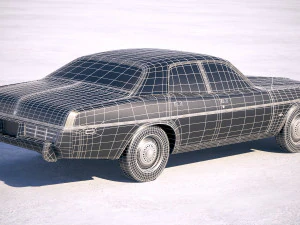 Dodge Monaco 1977 3D Model