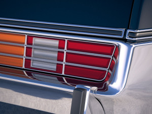 Dodge Monaco Police 1977 3D Model