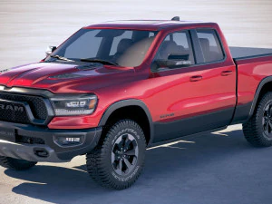 Dodge Ram 1500 Rebel 2019 Modelo 3D