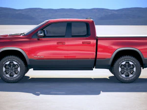 Dodge Ram 1500 Rebel 2019 3D Model