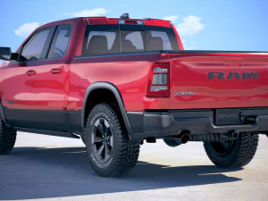 Dodge Ram 1500 Rebel 2019 3D Model