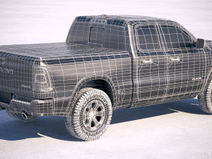 Dodge Ram 1500 Rebel 2019 3D Modell