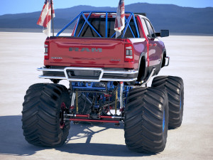 Dodge Ram 1500 Rebel 2019 Monstertruck 3D Model