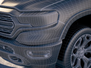 Dodge Ram 1500 2019 3D Model