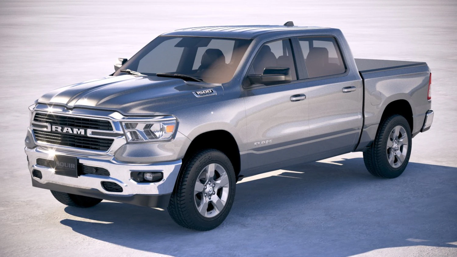 Dodge Ram Bighorn 2019 3D Model .c4d .max .obj .3ds .fbx .stl .blend 