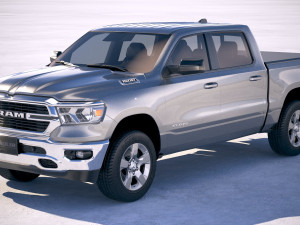 Dodge Ram Bighorn 2019 3D Model