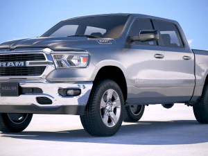 Dodge Ram Bighorn 2019 3D Model