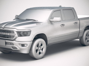 Dodge Ram Bighorn 2019 3Dモデル