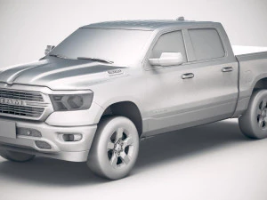 Dodge Ram Bighorn 2019 3D Model