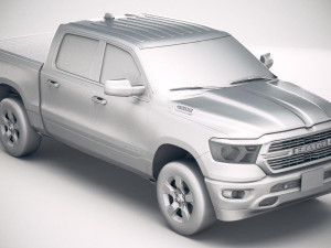 Dodge Ram Bighorn 2019 3Dモデル