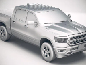 Dodge Ram Bighorn 2019 3D Model