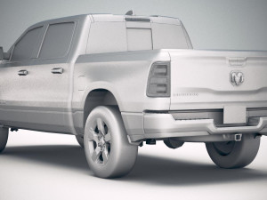 Dodge Ram Bighorn 2019 3Dモデル