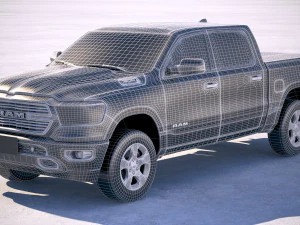Dodge Ram Bighorn 2019 3D Model