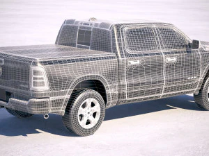 Dodge Ram Bighorn 2019 3D Model