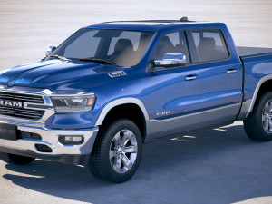 Dodge Ram Laramie 2019 3Dモデル