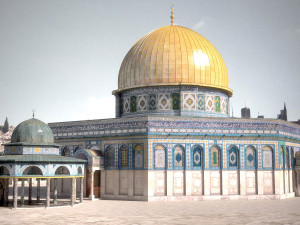 Dome of the Rock 3D मॉडल