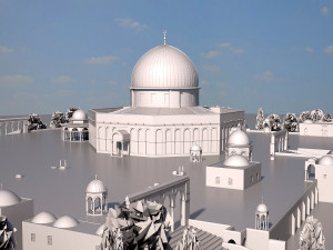 Dome of the Rock 3D मॉडल