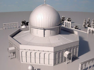 Dome of the Rock 3D Model