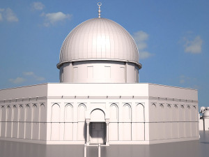 Dome of the Rock 3D मॉडल