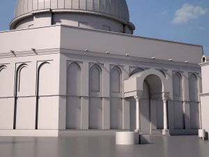 Dome of the Rock 3D Model