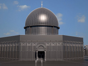 Dome of the Rock 3D मॉडल