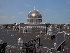Dome of the Rock 3D मॉडल
