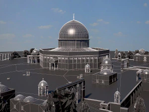 Dome of the Rock 3D Model