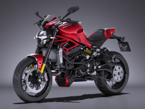 ducati monster 1200r 2017 3D Model