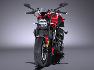 Ducati Monster 1200r 2017 3D मॉडल
