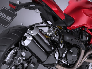 Ducati Monster 1200r 2017 3D मॉडल