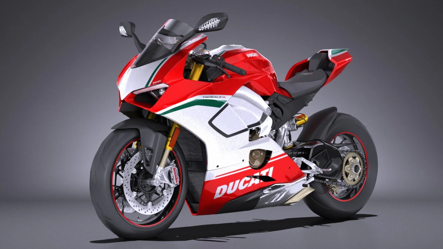 Ducati Panigale Speciale V4 2018 3D Model .c4d .max .obj .3ds .fbx .stl .blend