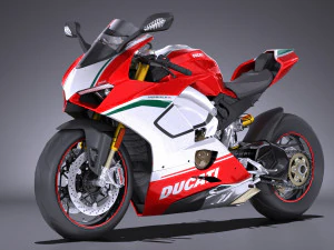 杜卡迪 Panigale Speciale V4 2018 3D 模型