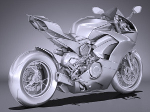 Ducati Panigale Speciale V4 2018 3D Model
