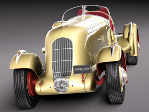 Duesenberg Sj Special Mormon Meteor 1935 3D Model