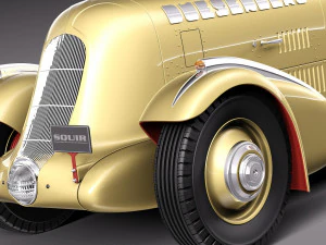 Duesenberg Sj Special Mormon Meteor 1935 3D Model