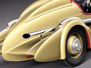 Duesenberg Sj Special Mormon Meteor 1935 3D Model