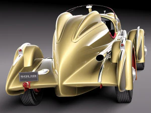 Duesenberg Sj Special Mormon Meteor 1935 3D Model