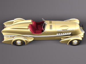 Duesenberg Sj Special Mormon Meteor 1935 3D Model