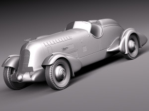Duesenberg Sj Special Mormon Meteor 1935 3D Model