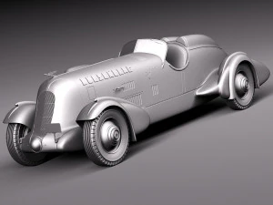 Duesenberg Sj Special Mormon Meteor 1935 3D Model