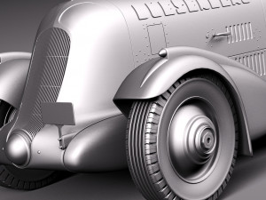 Duesenberg Sj Special Mormon Meteor 1935 3D Model