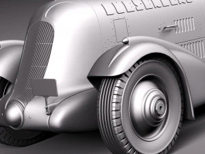 Duesenberg Sj Special Mormon Meteor 1935 3D Model