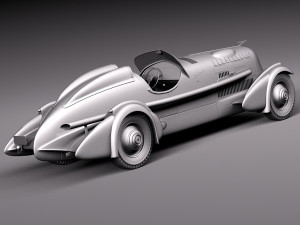 Duesenberg Sj Special Mormon Meteor 1935 3D Model