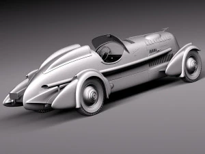 Duesenberg Sj Special Mormon Meteor 1935 3D Model